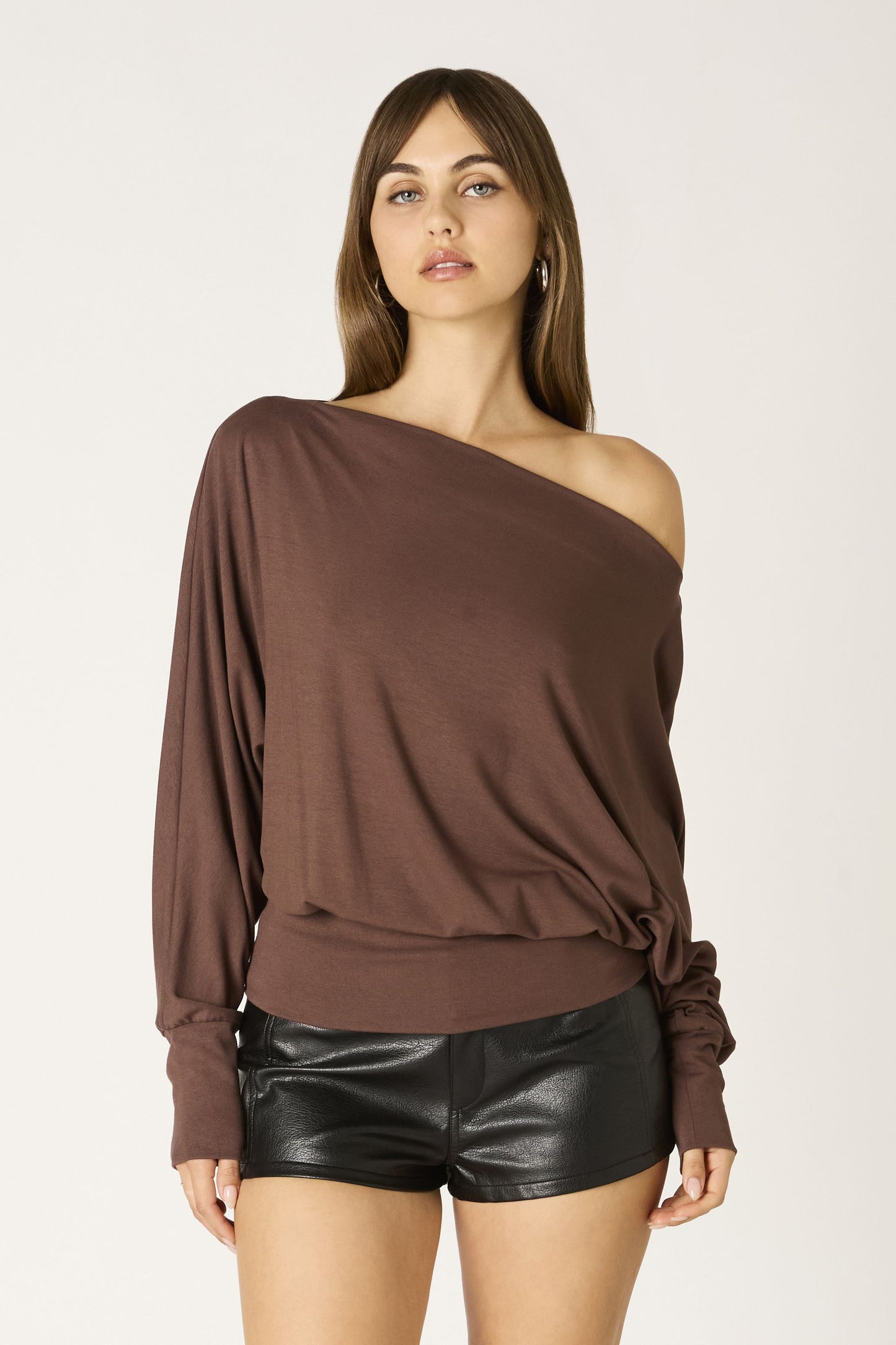 jersey slouch top