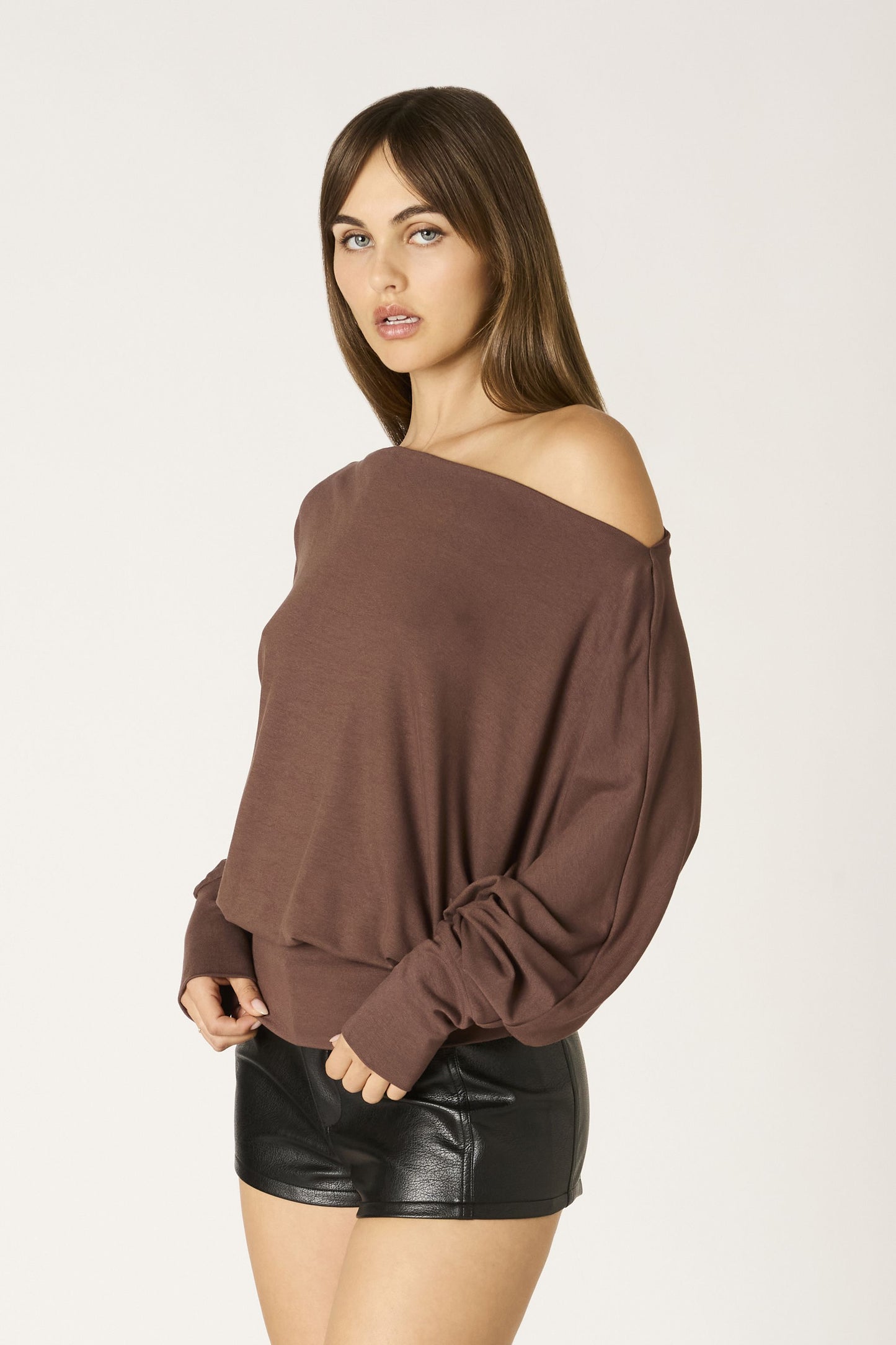 jersey slouch top