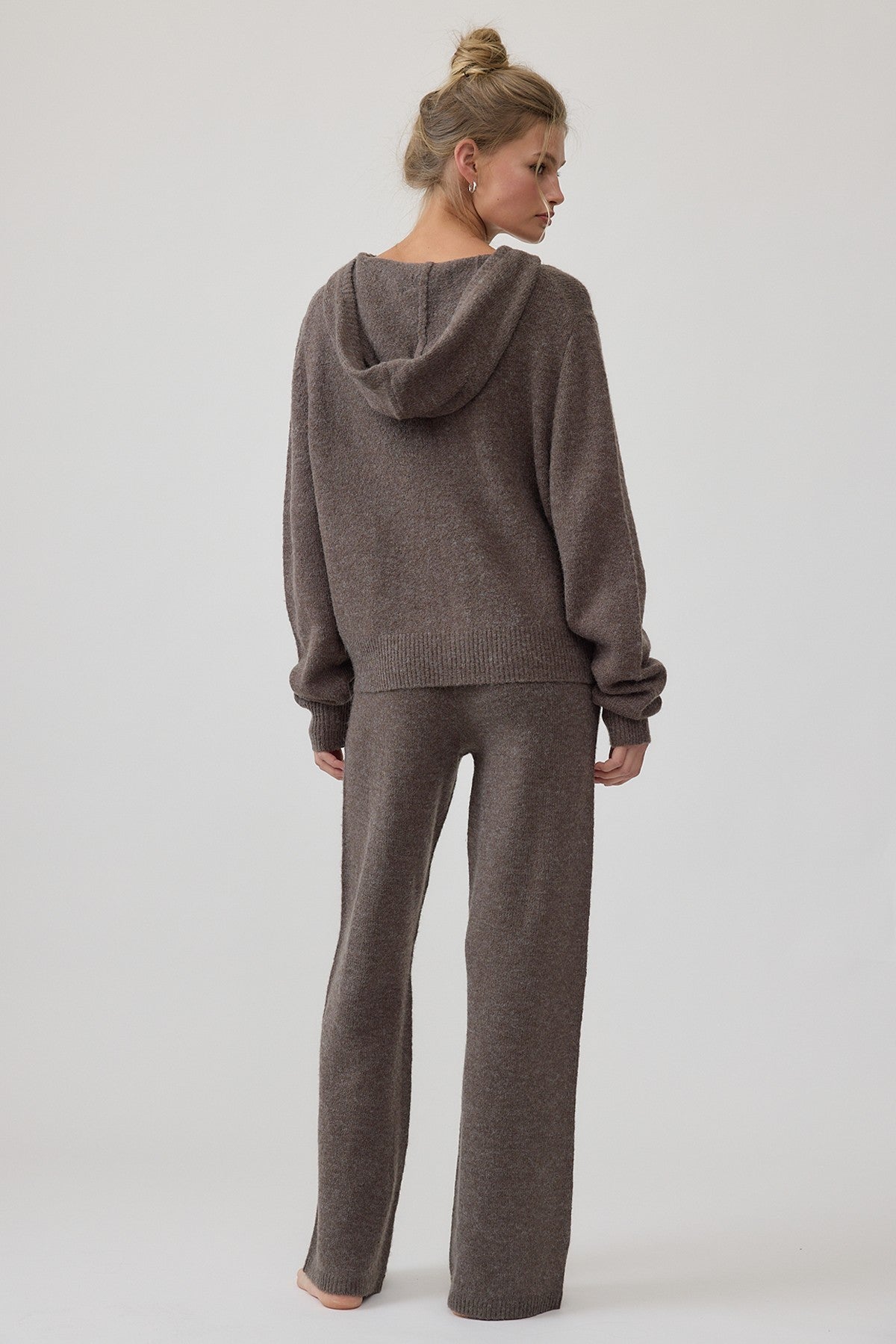 cozy up knit hoodie & pant set