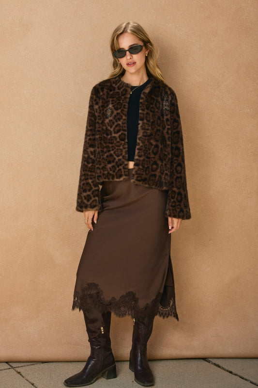 hot coco midi skirt