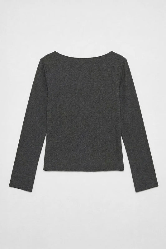 slouch long sleeve top