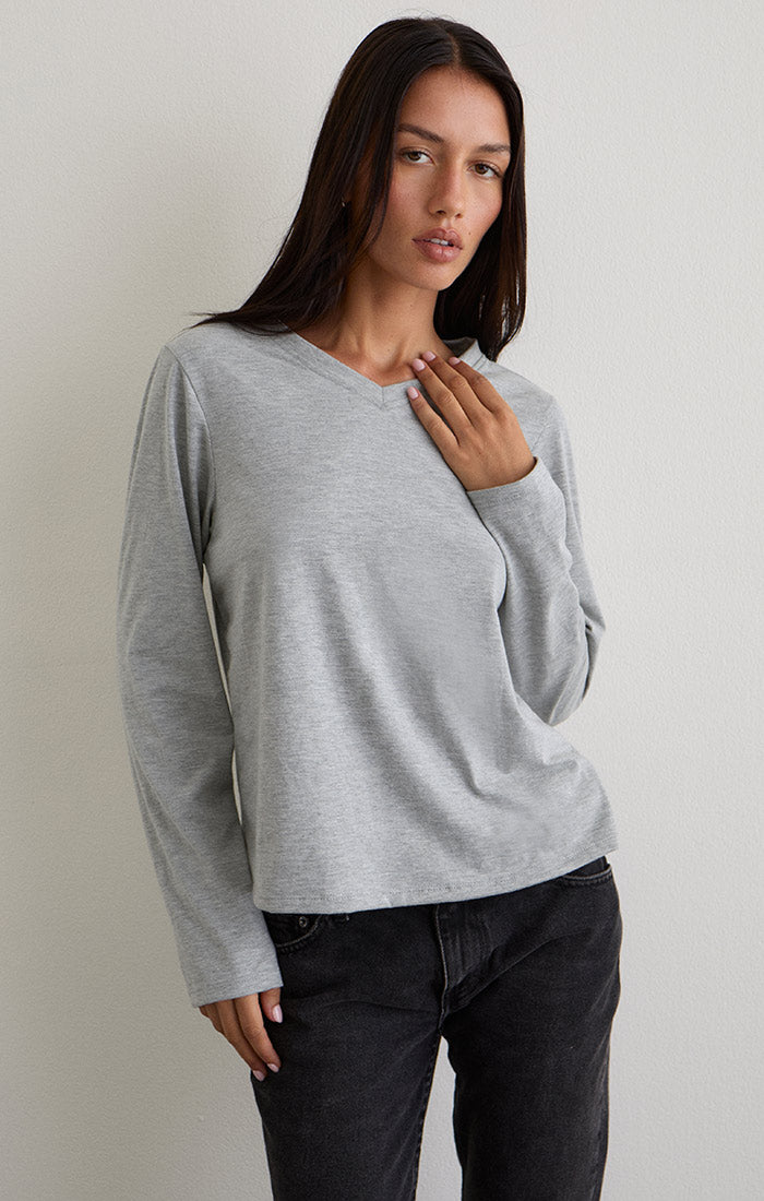 feman v neck top