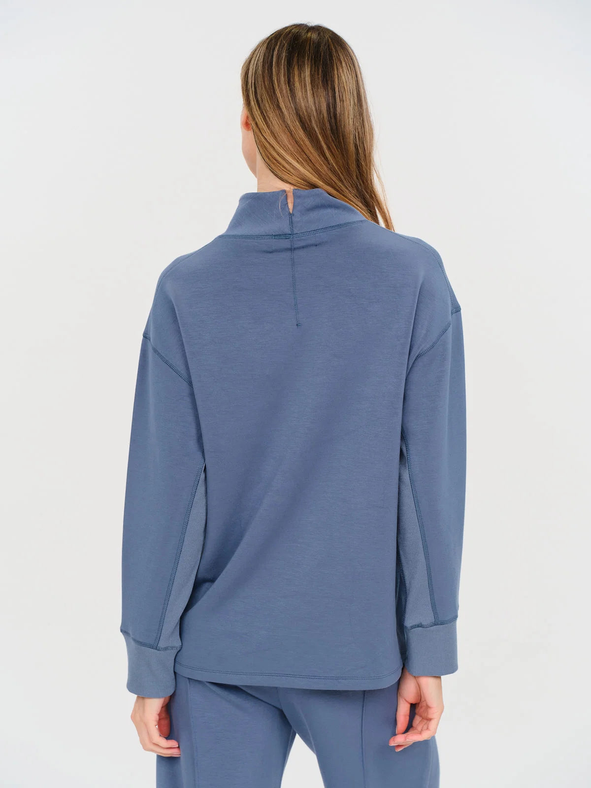 scuba mock neck