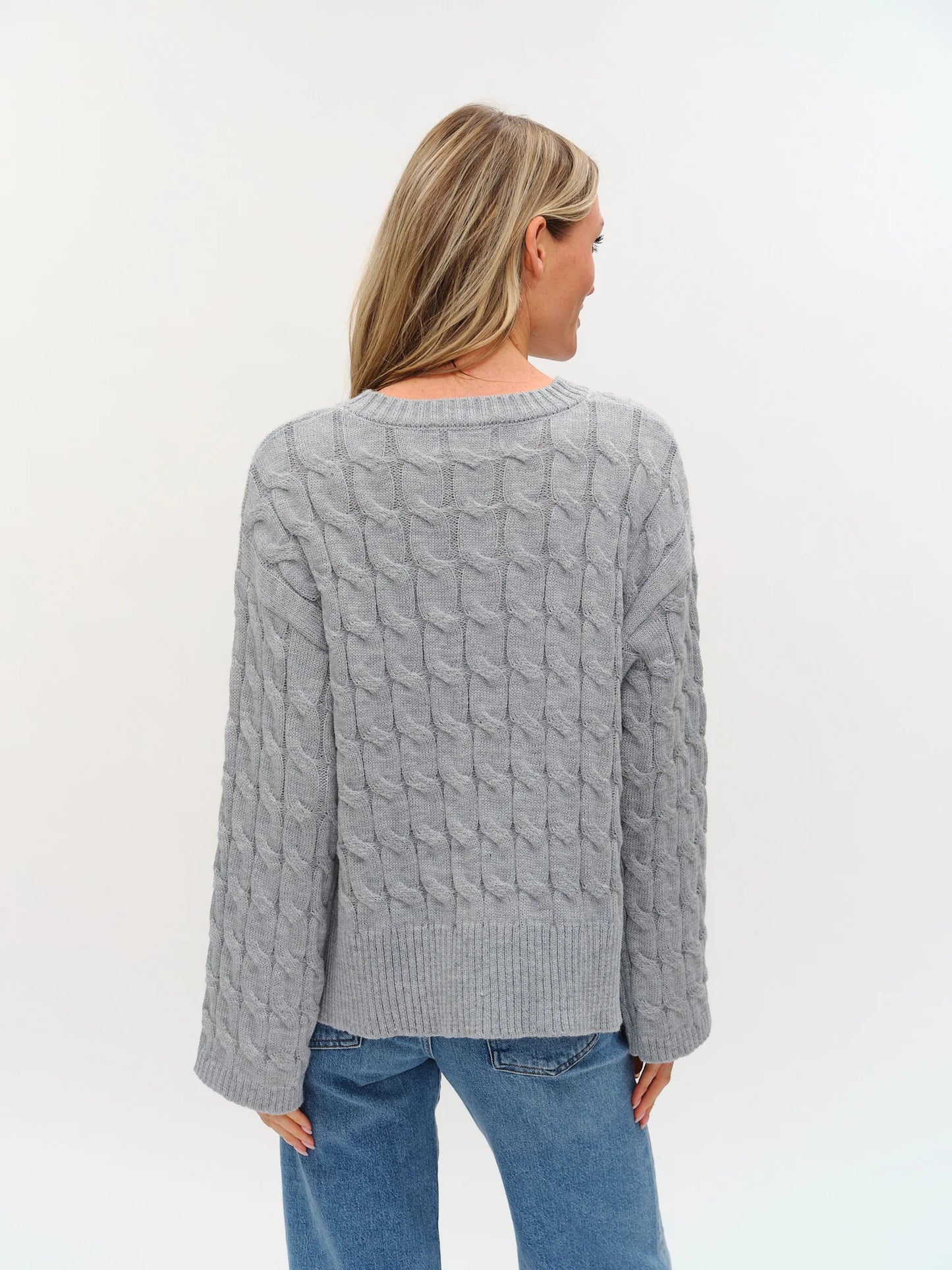 willow cable knit sweater