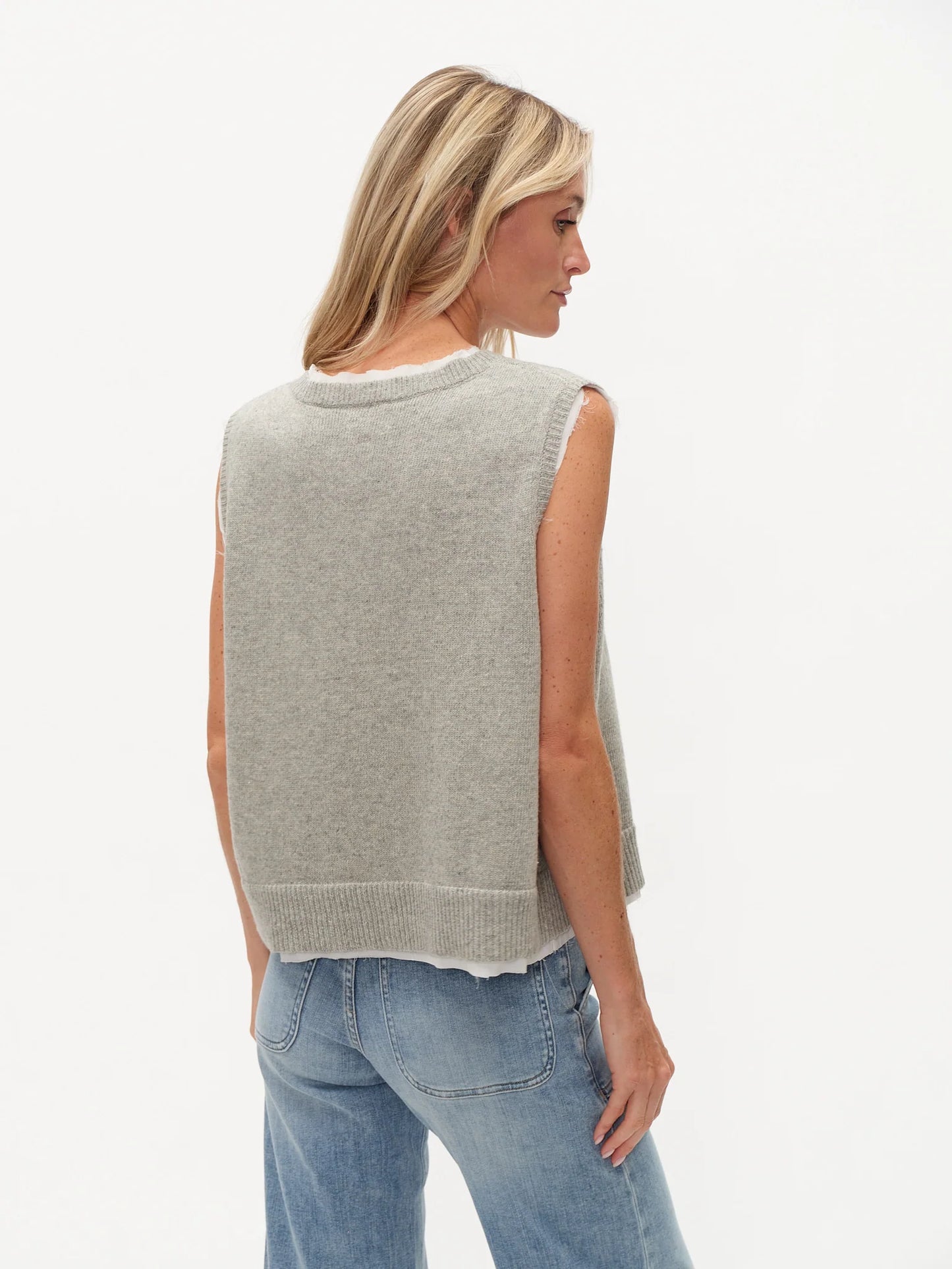 maria double layer vest