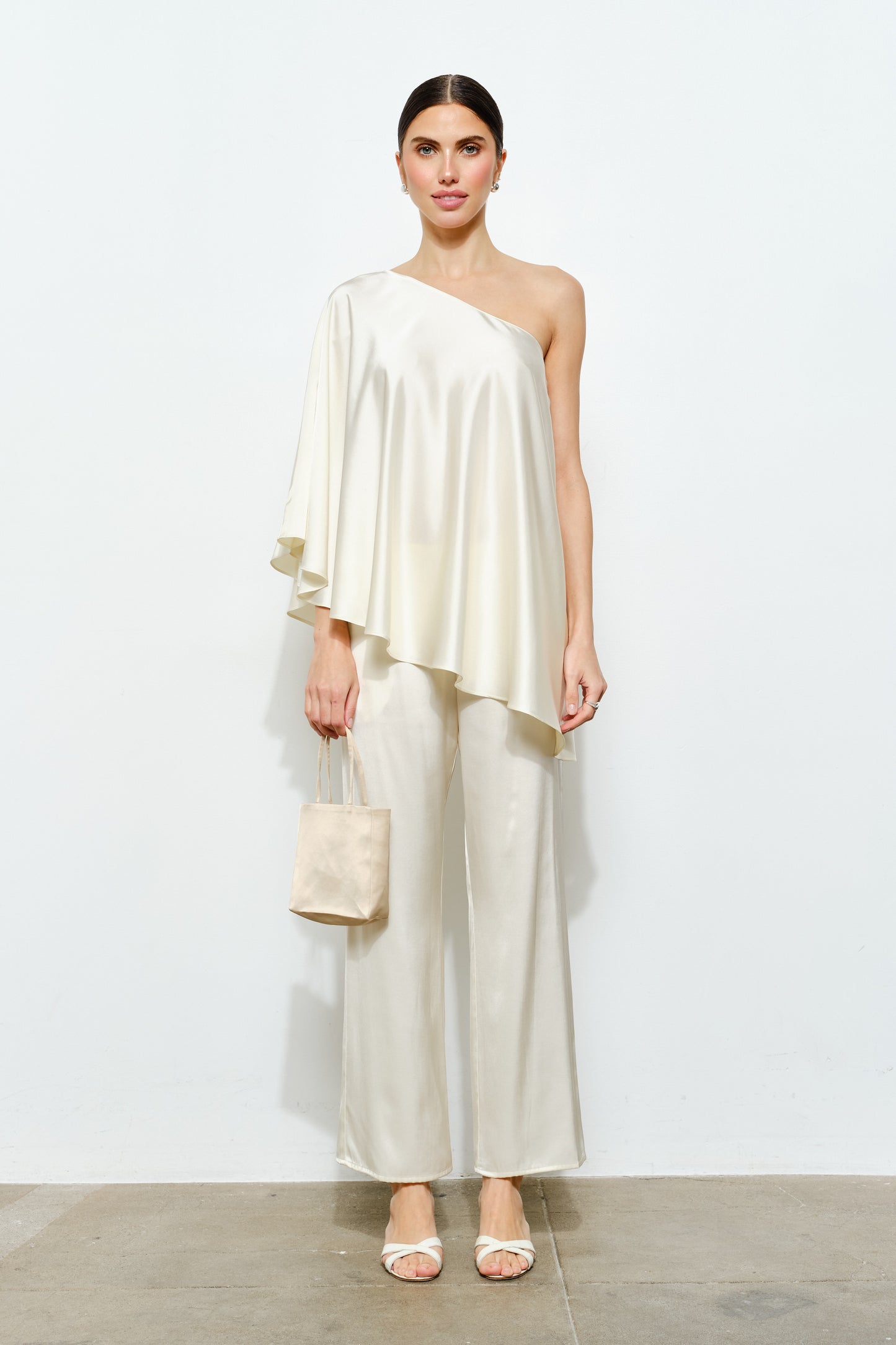 satin poncho