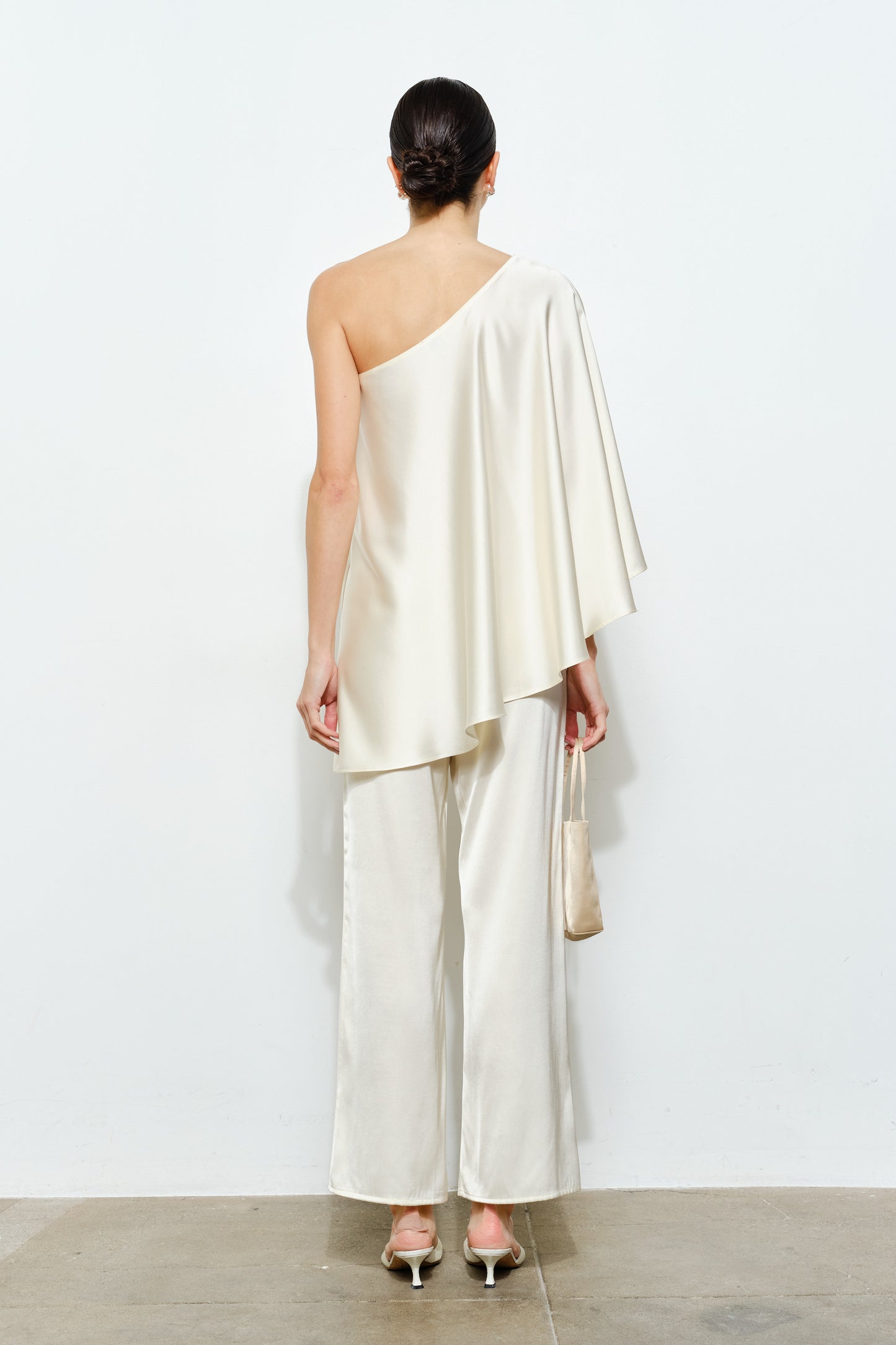 satin poncho