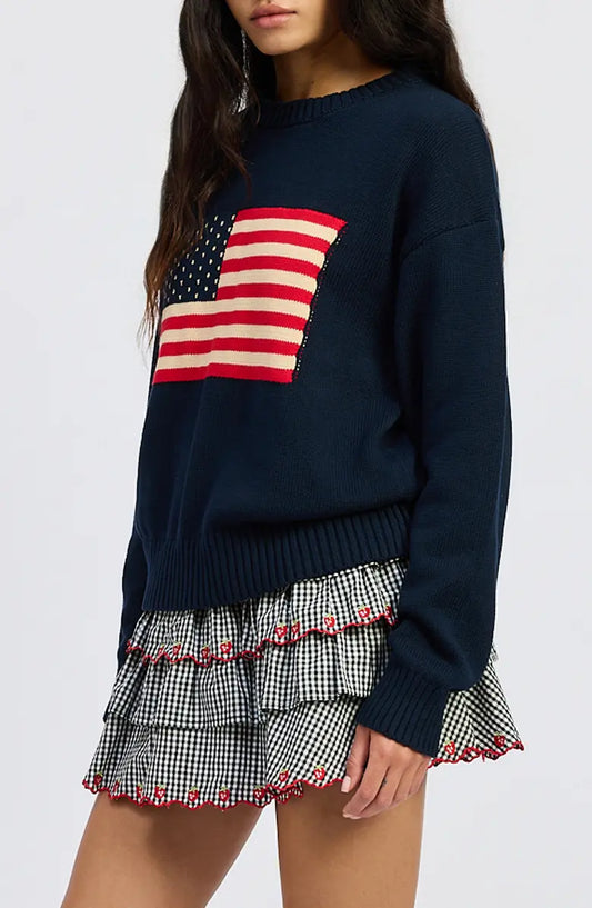 american flag sweater