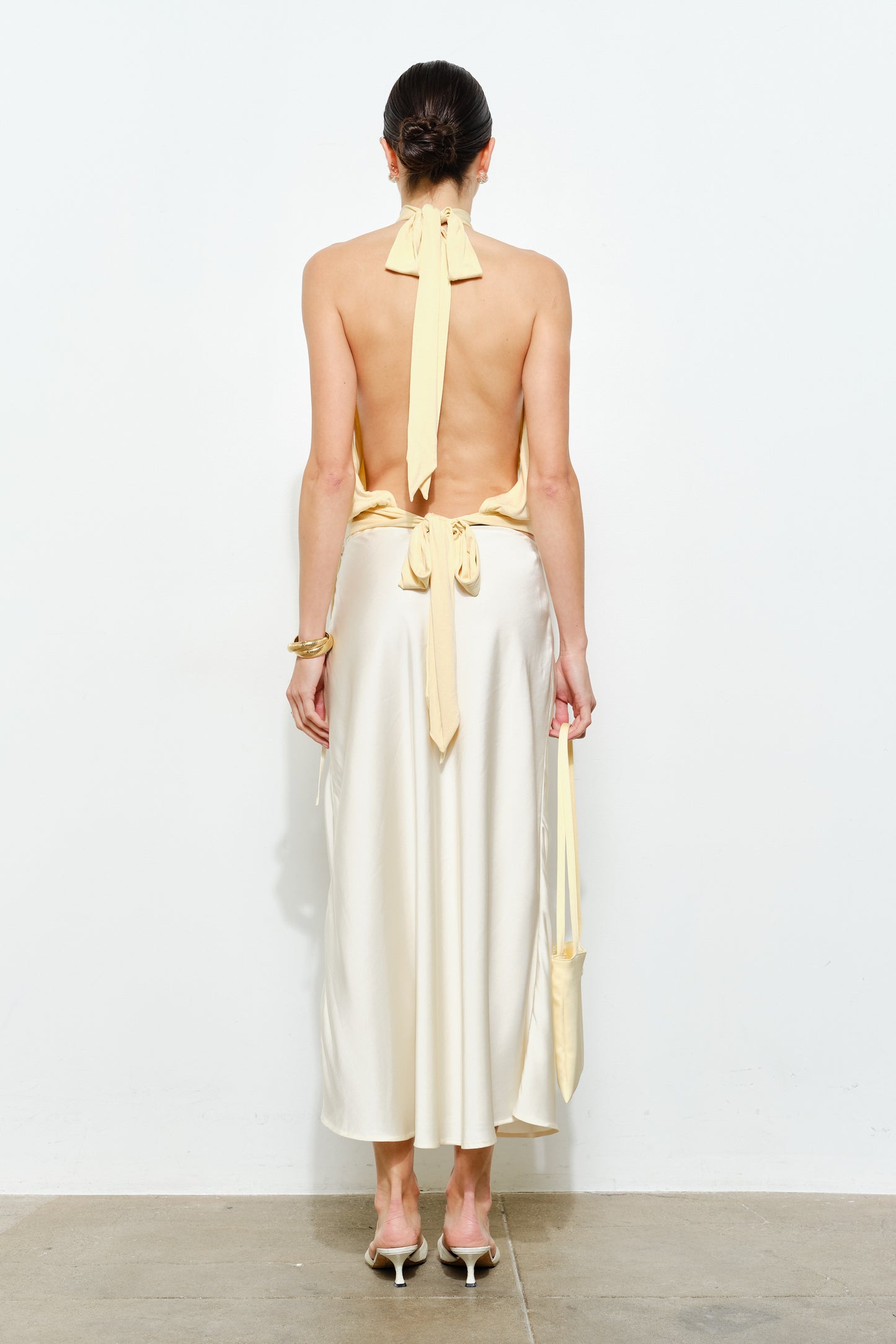 buttercream halter top