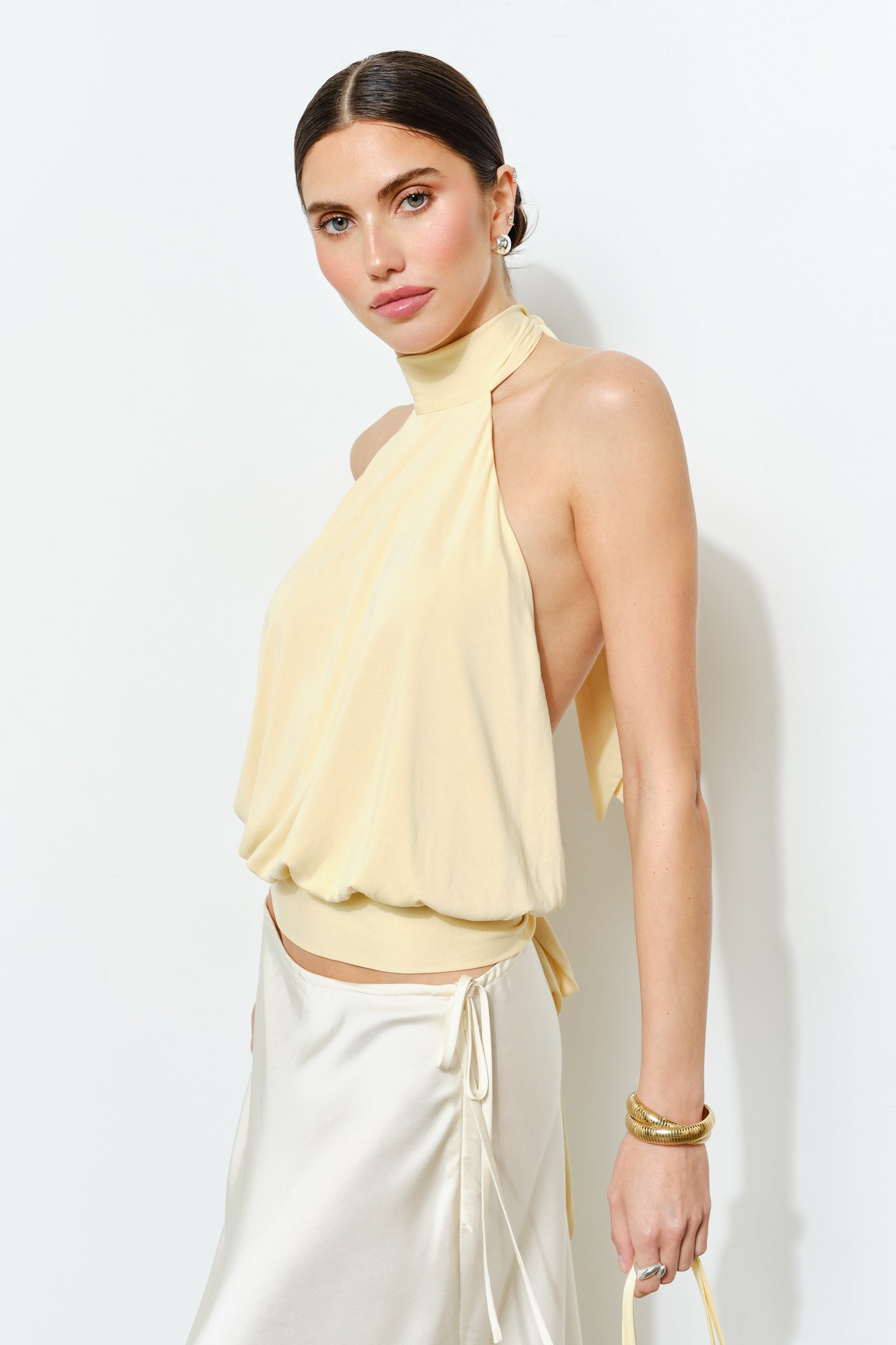 buttercream halter top