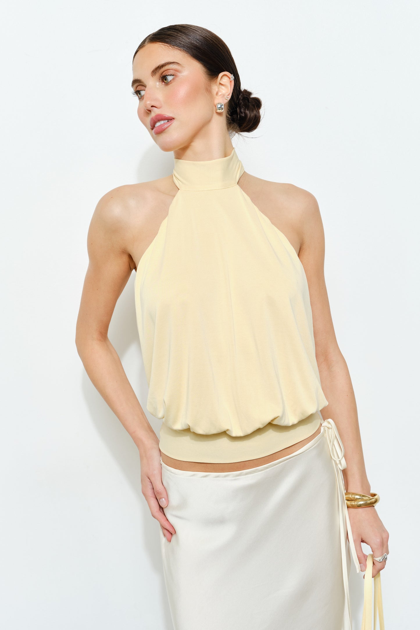 buttercream halter top