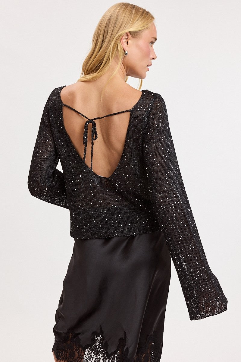 afterglow sequin sweater