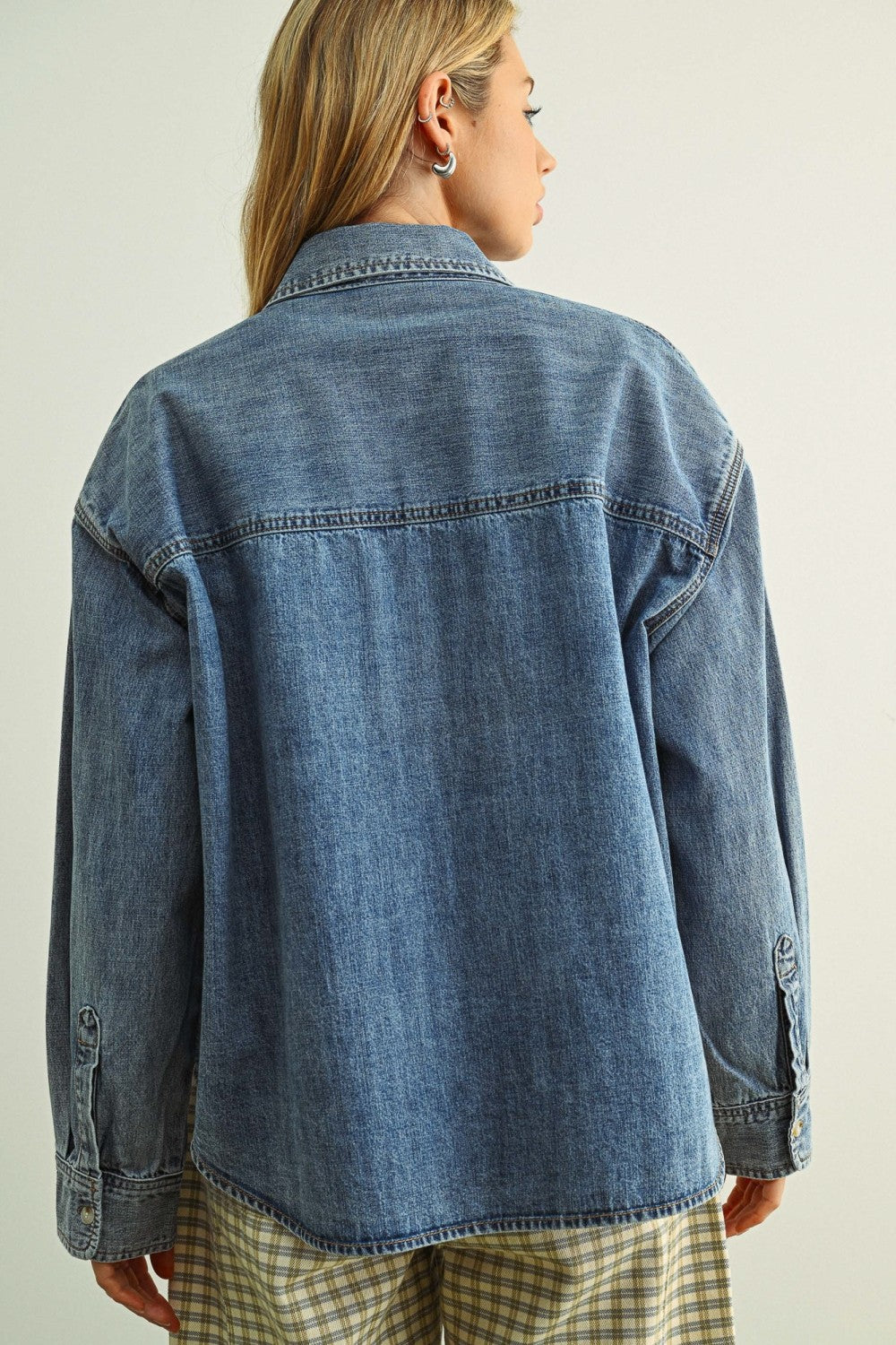 sweet escape denim shirt