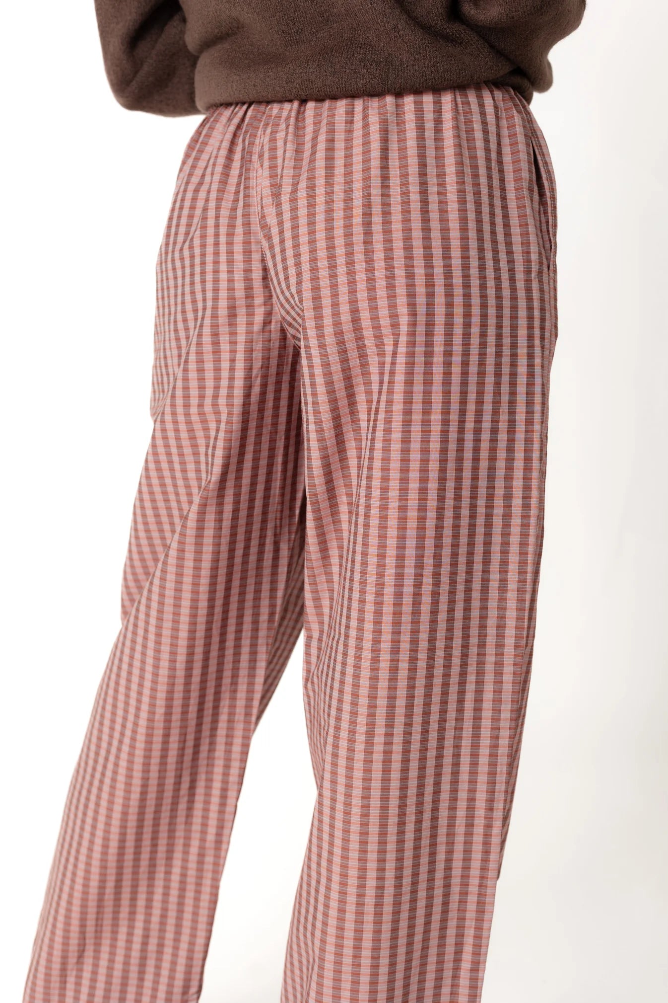 plaid pajama pant