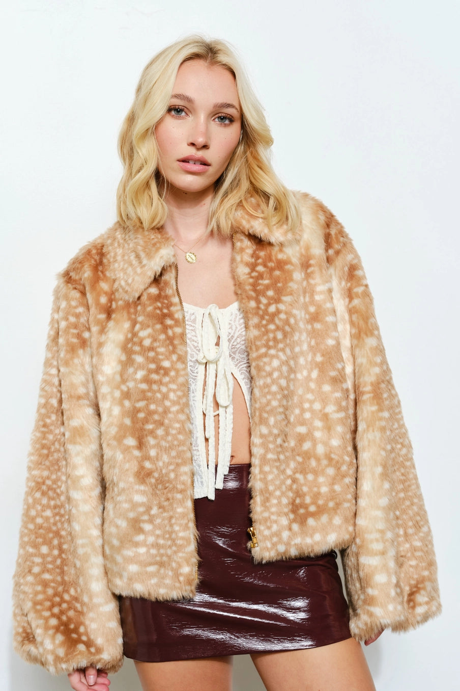 little fawn fur jacket