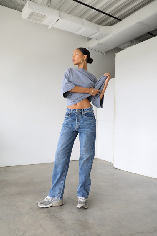 low rise baggy jeans