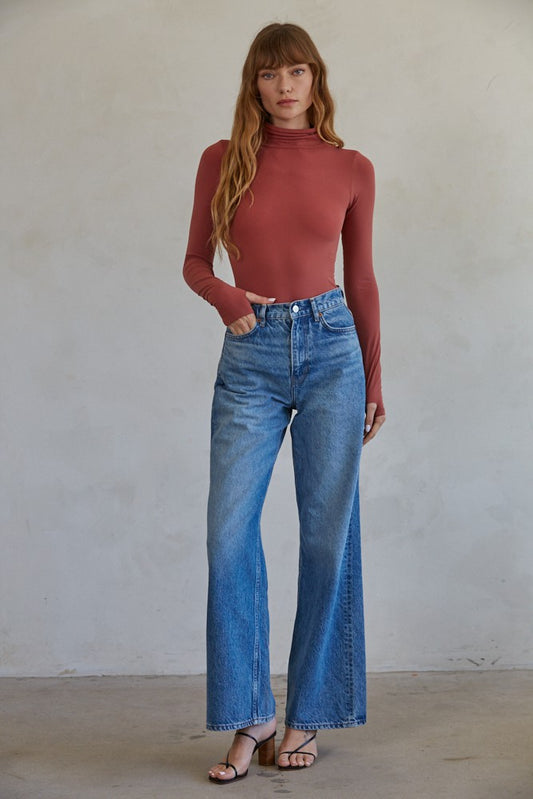turtleneck bodysuit