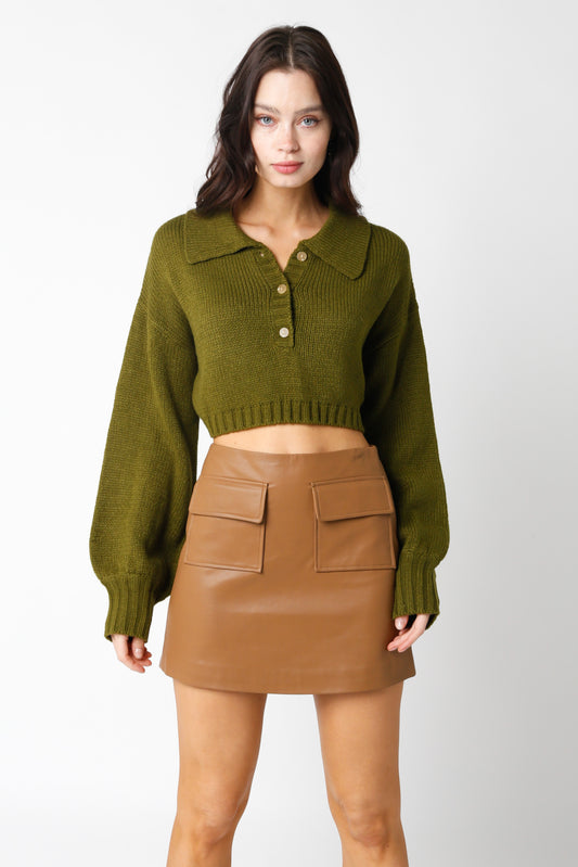 casey cropped sweater