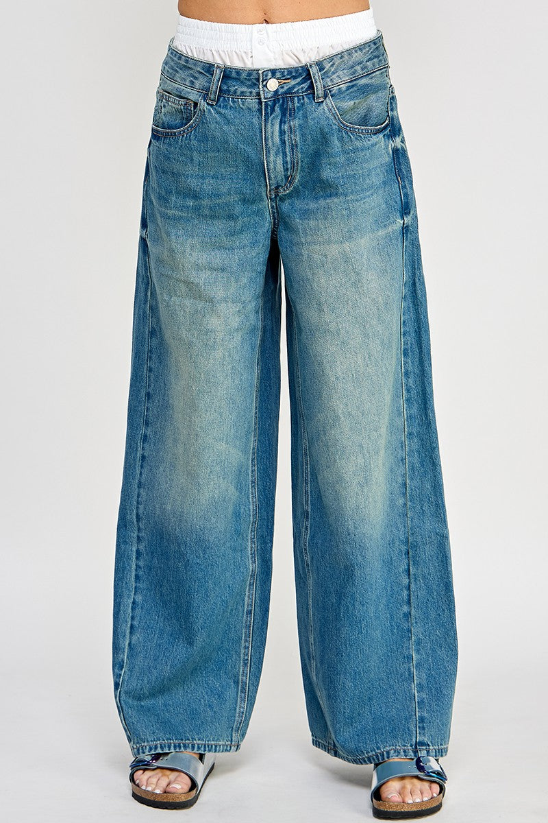 boxer style jeans