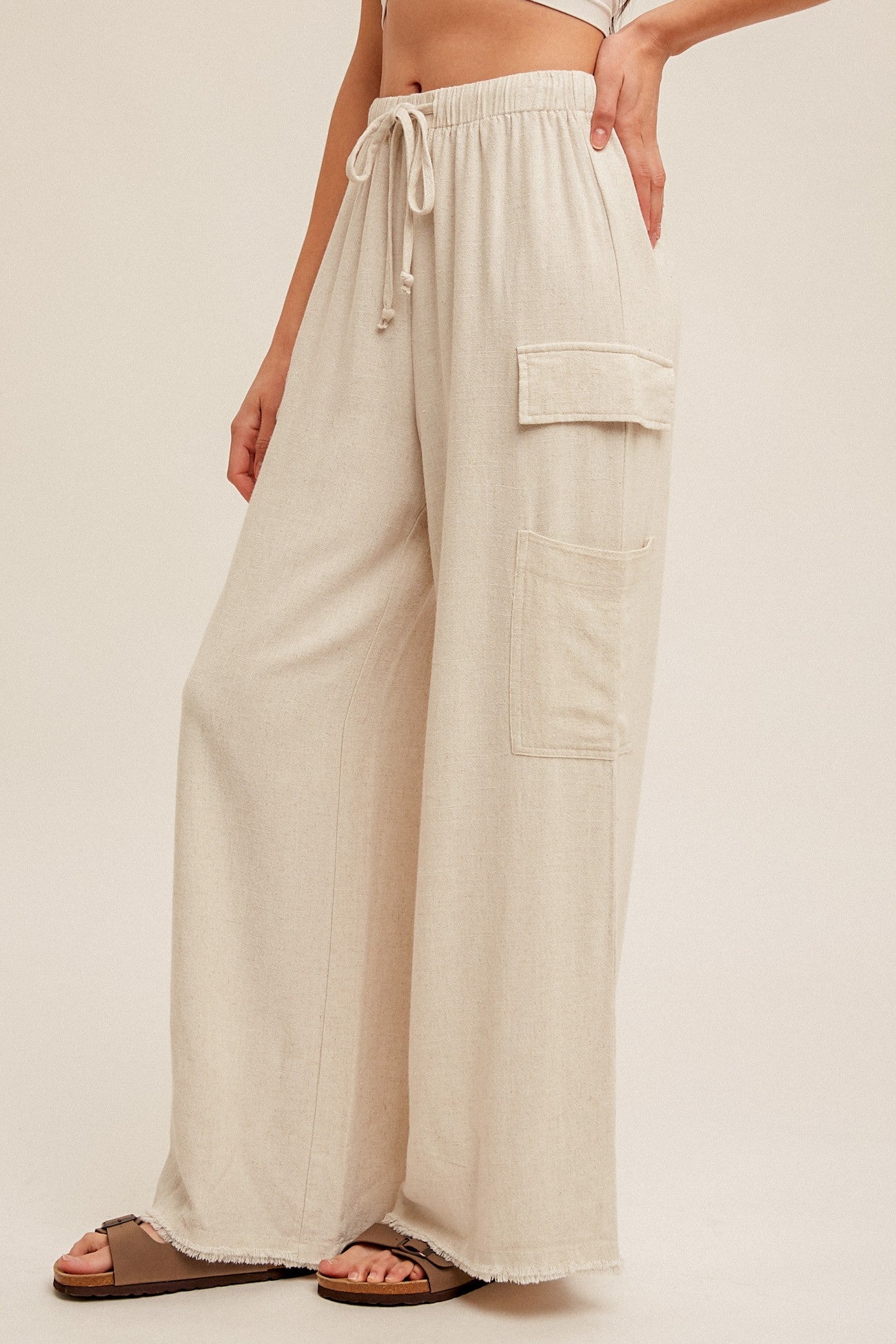 linen cargo pants