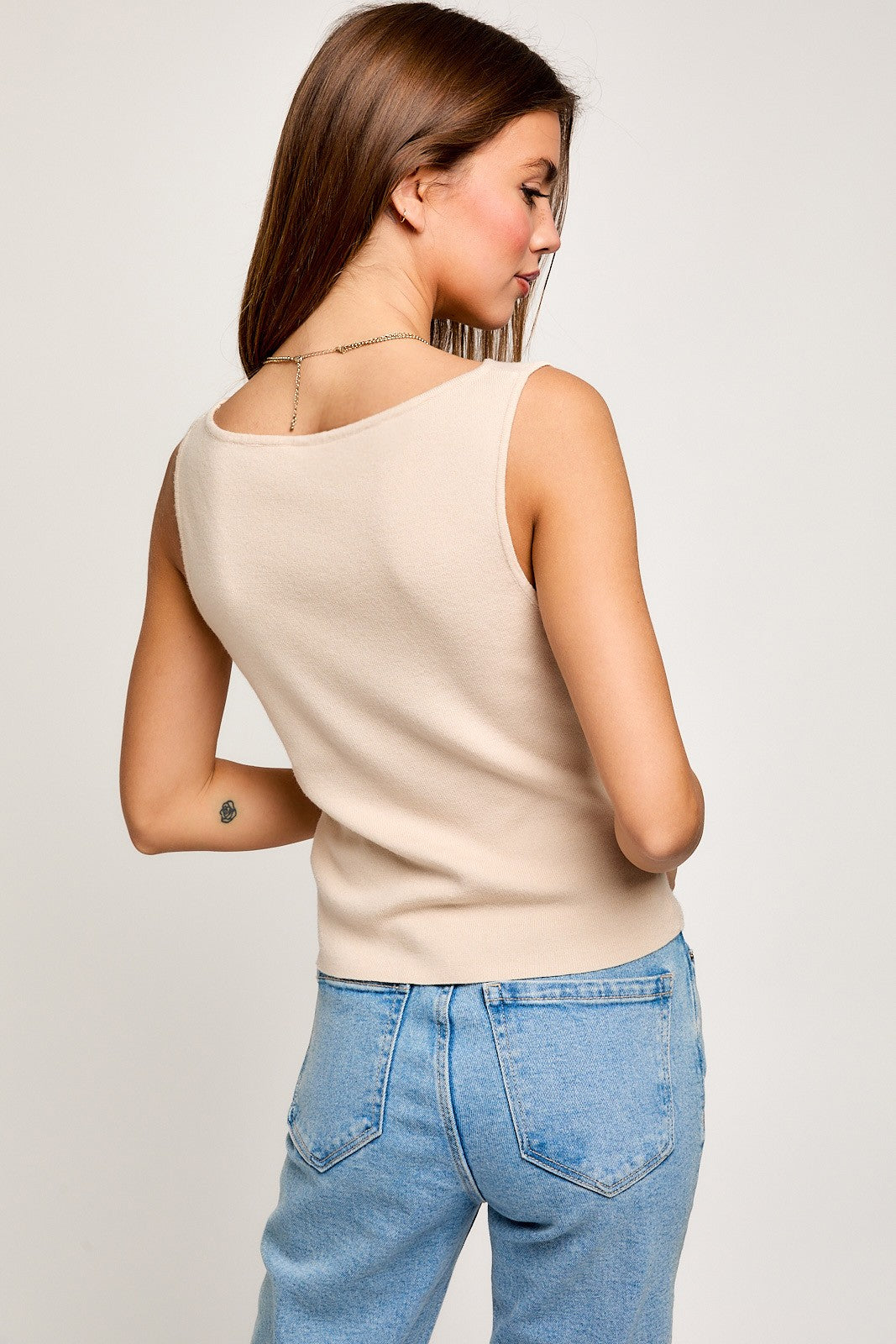 knit boatneck top