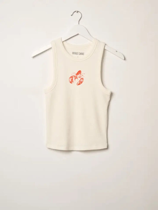 lobster print tank top