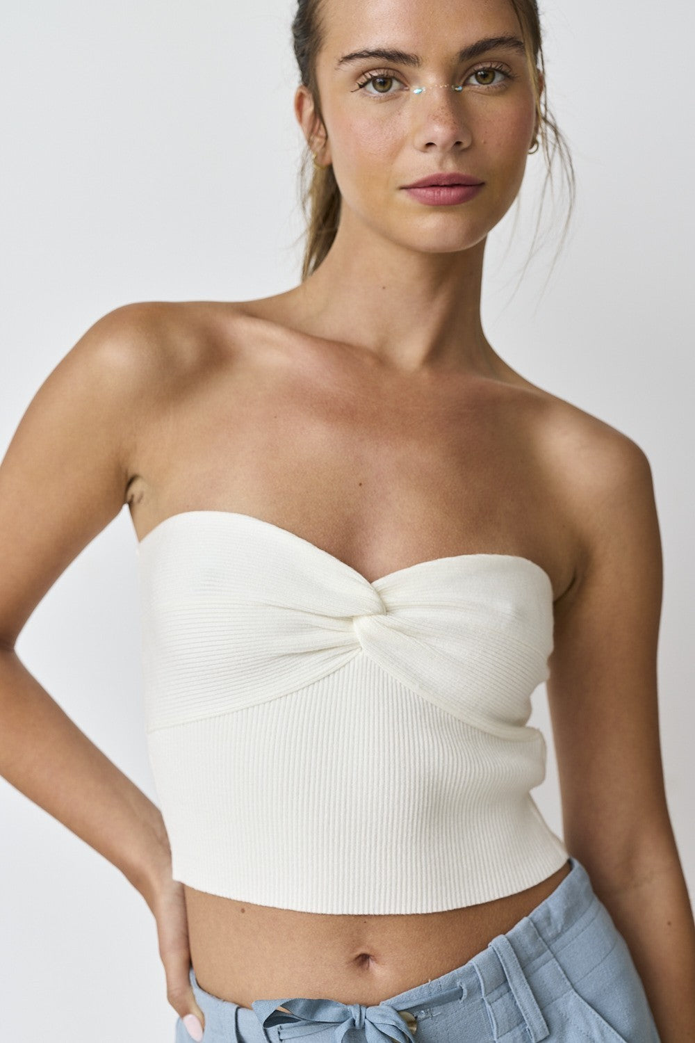 stella twist tube top