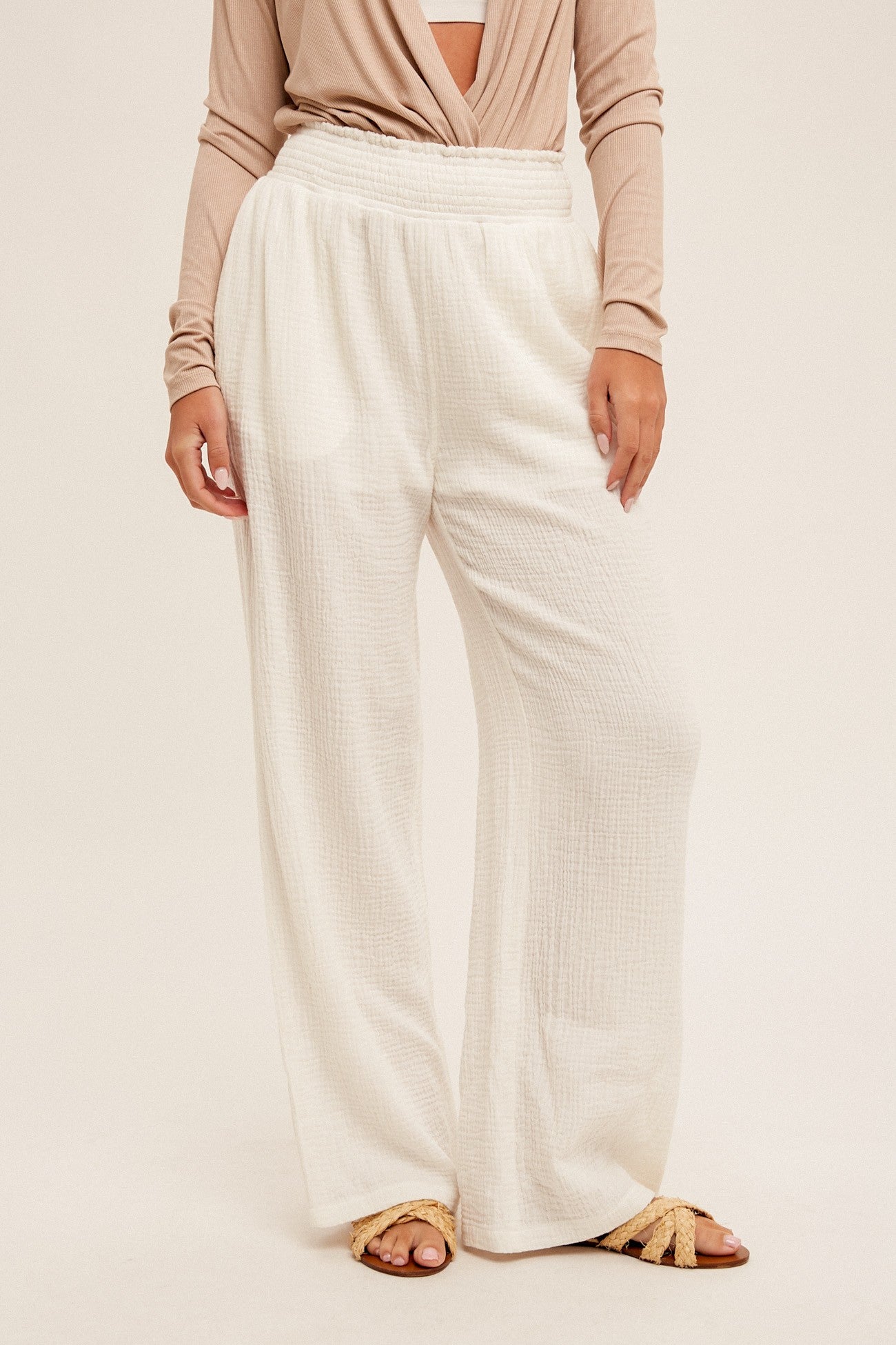 gauze lounge pants