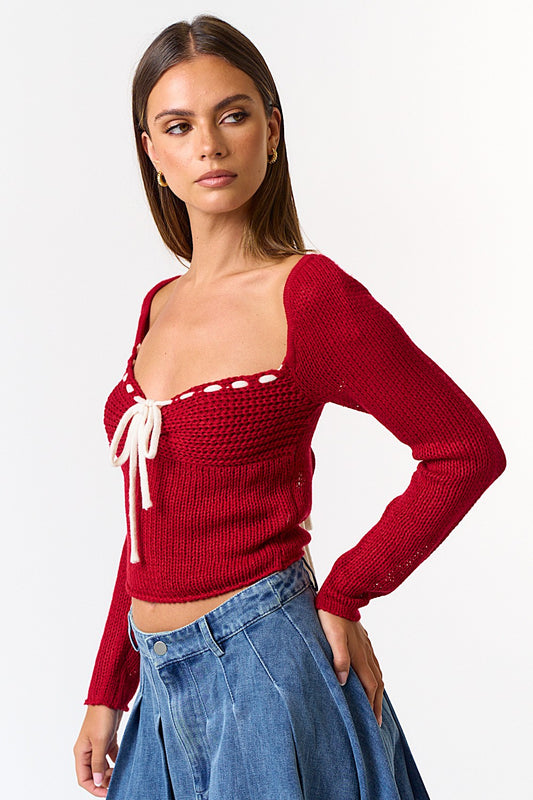 smittin knit top