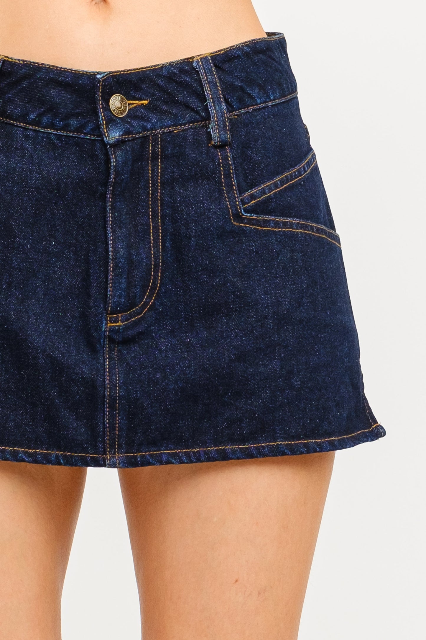 brie denim skort