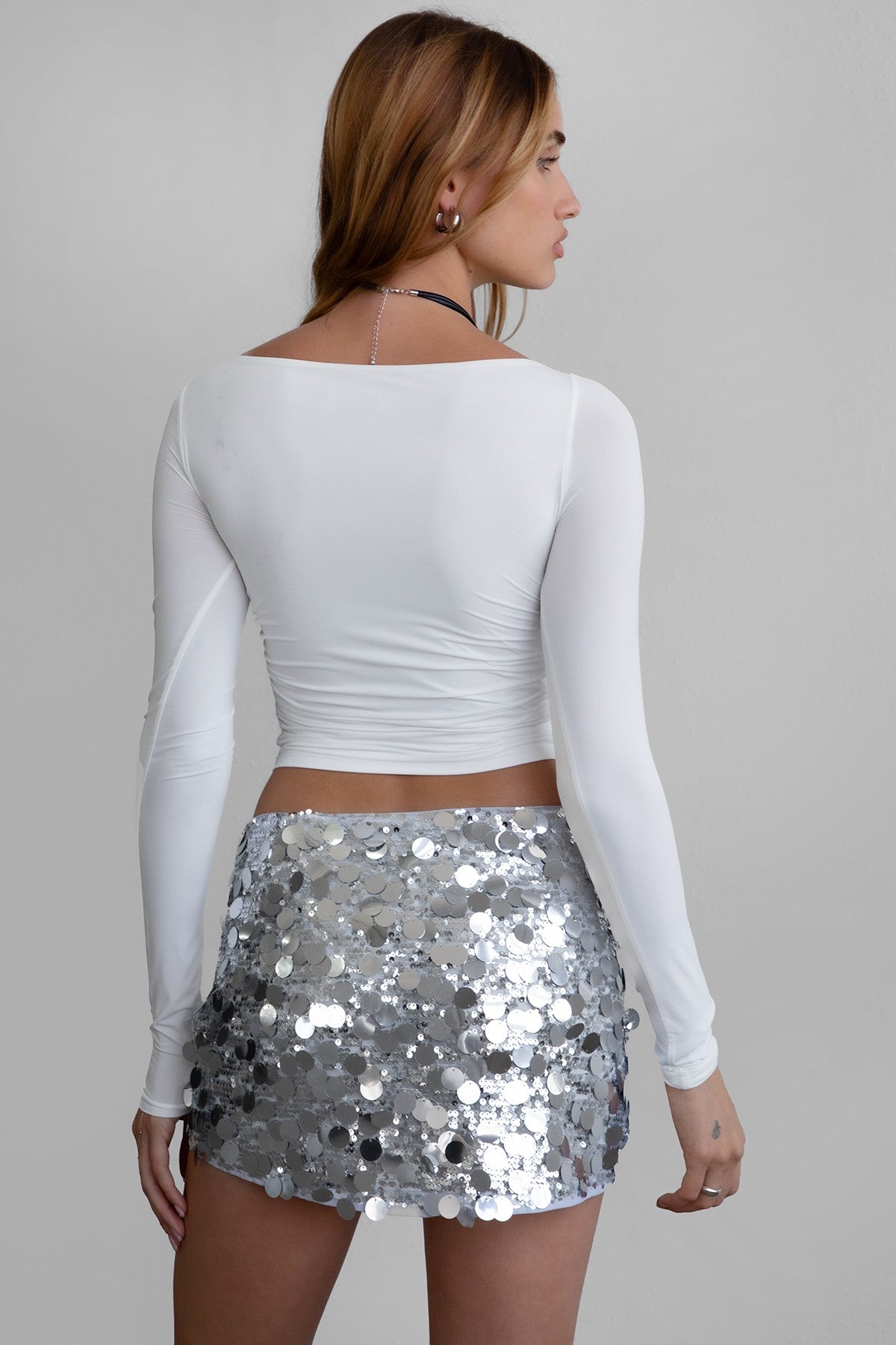 confetti sequin skirt