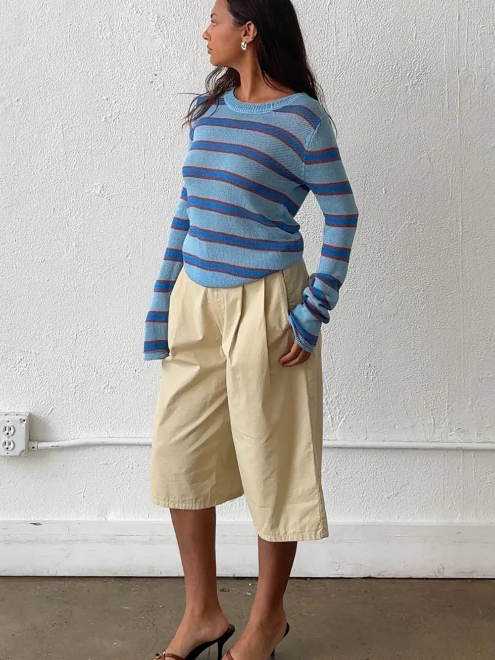 summer blues sweater