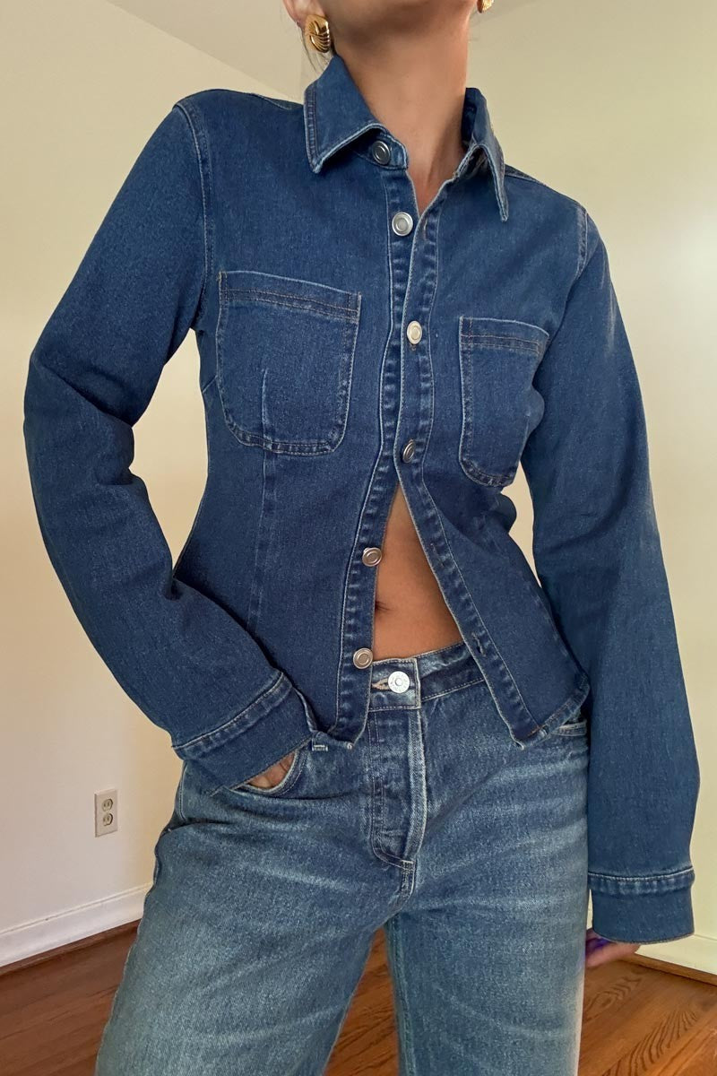 wild west denim shirt