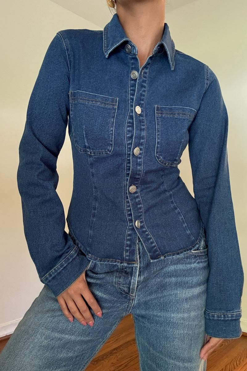 wild west denim shirt