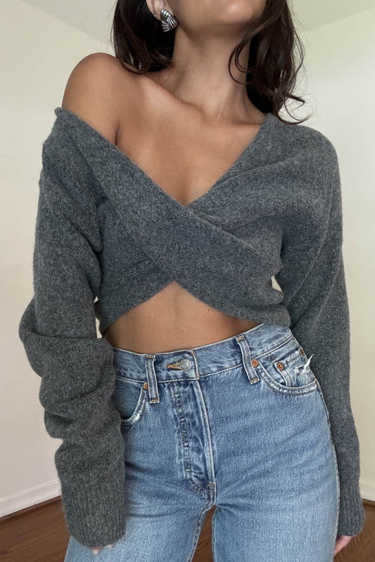 fuzzy wuzzy wrap sweater