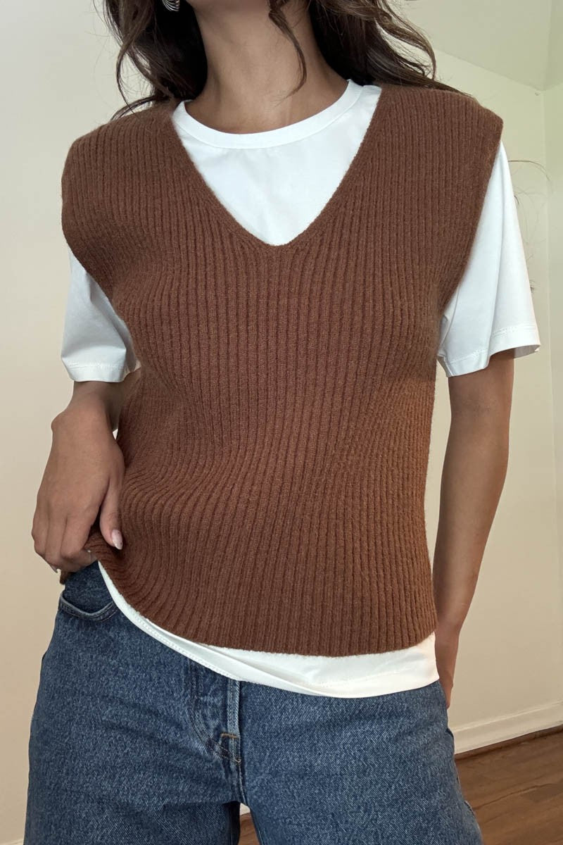 pumpkin picking vest top