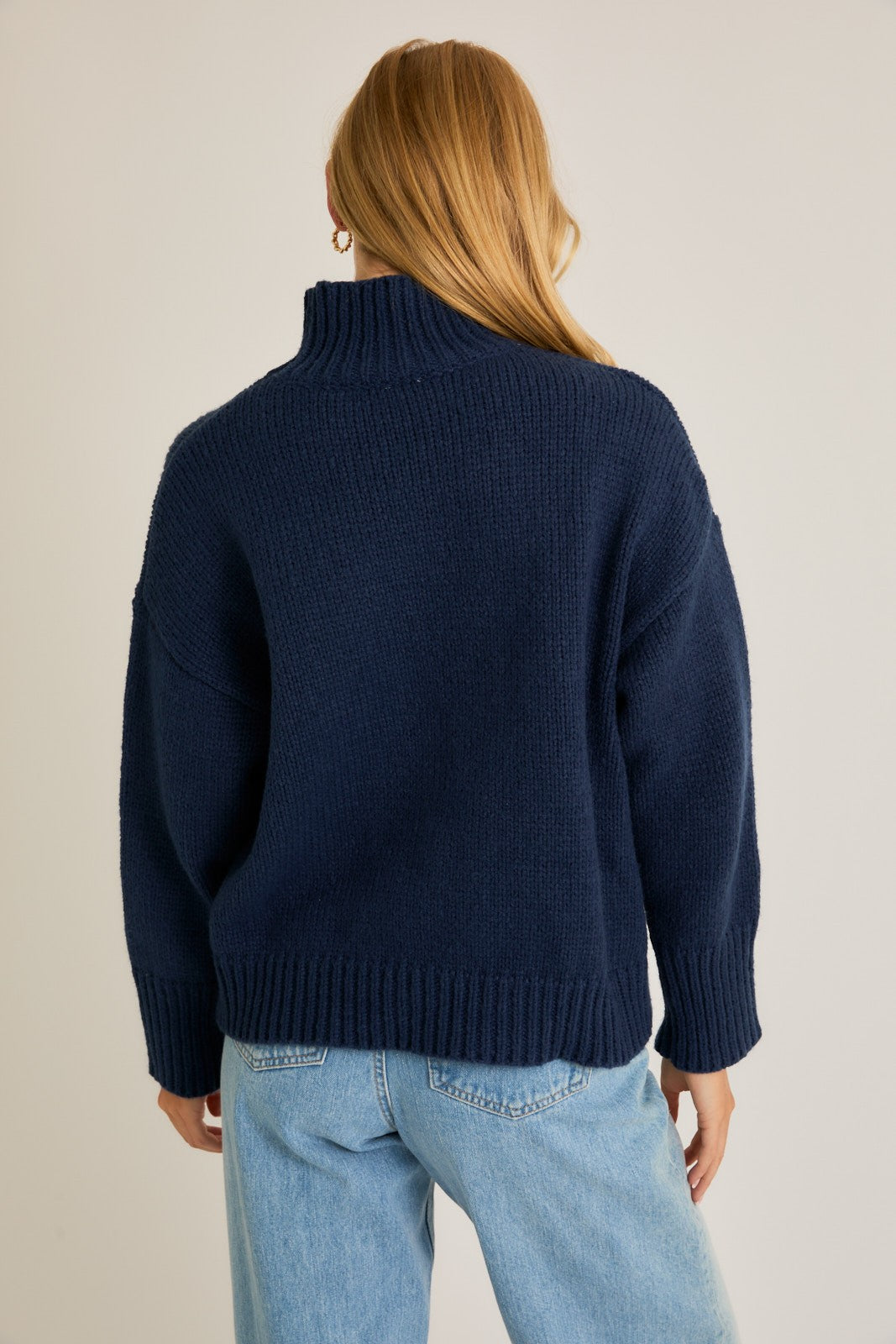 ski mock neck sweater