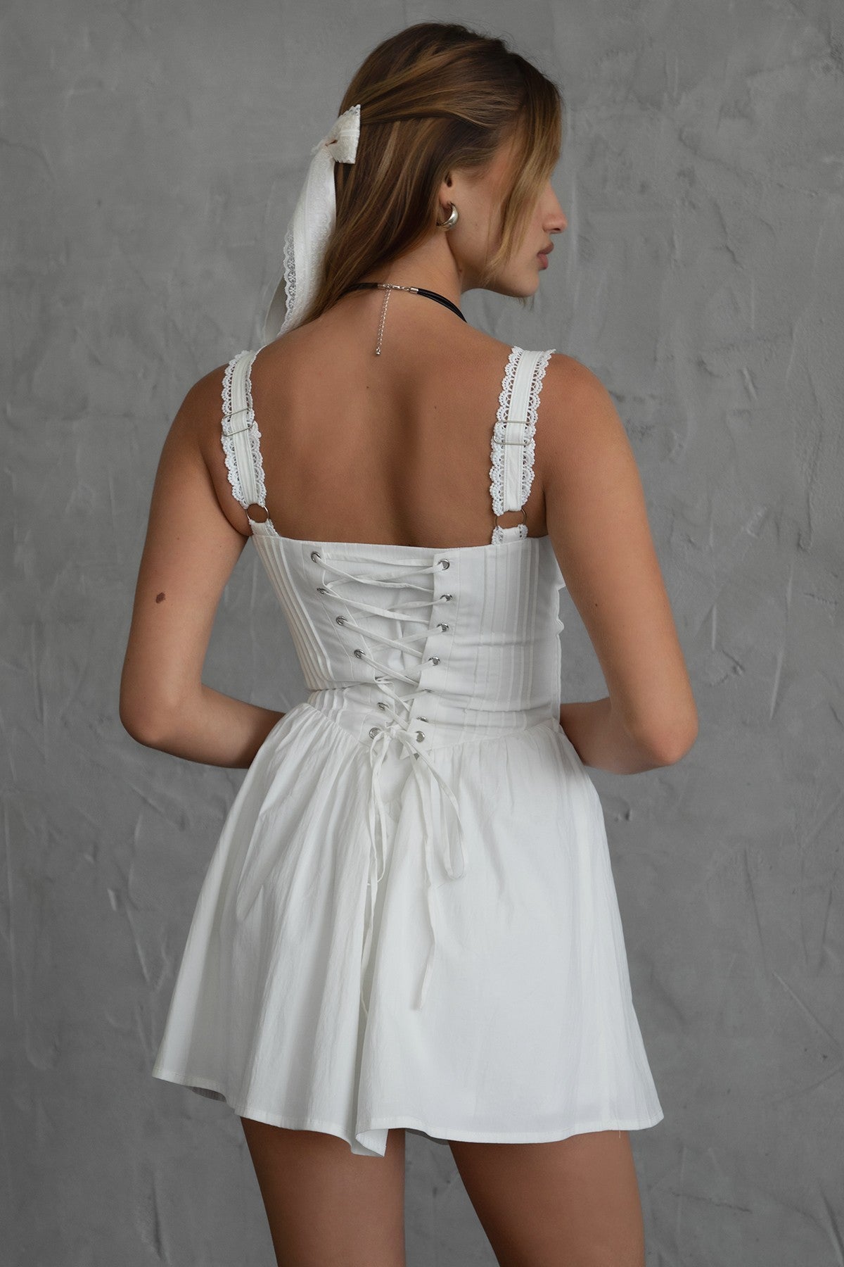 darcy poplin mini dress