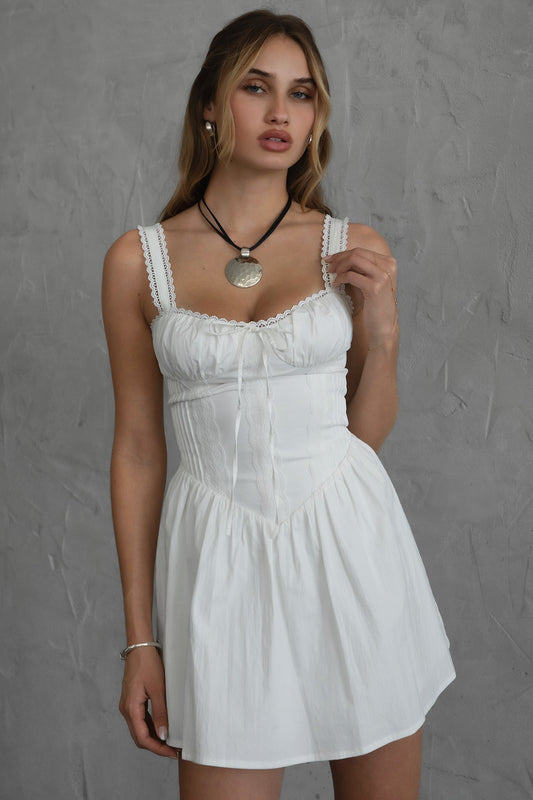 darcy poplin mini dress