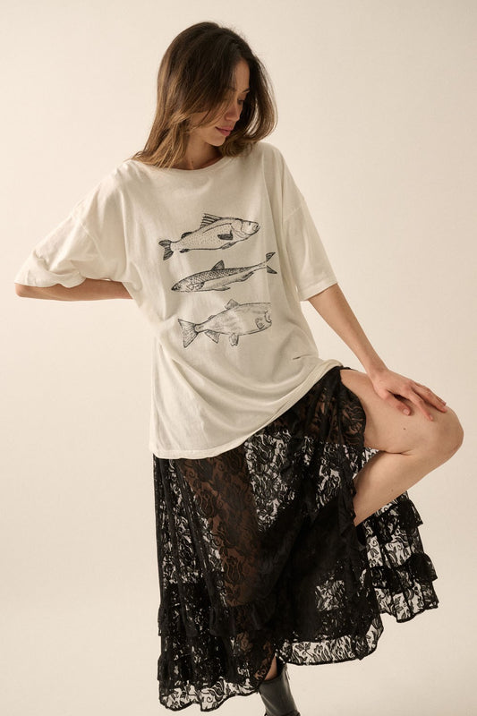 three fishies tshirt
