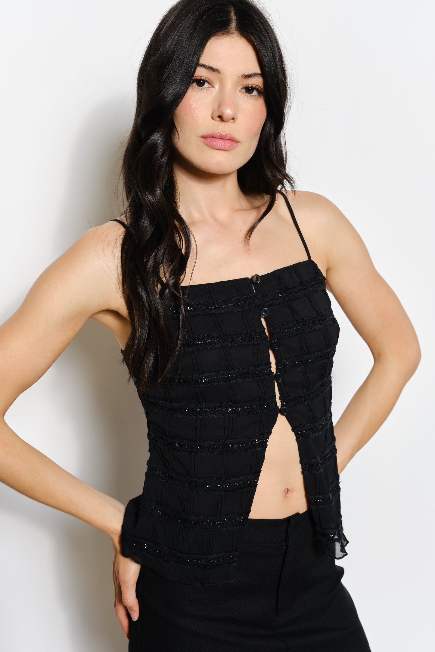 fall back metallic tank