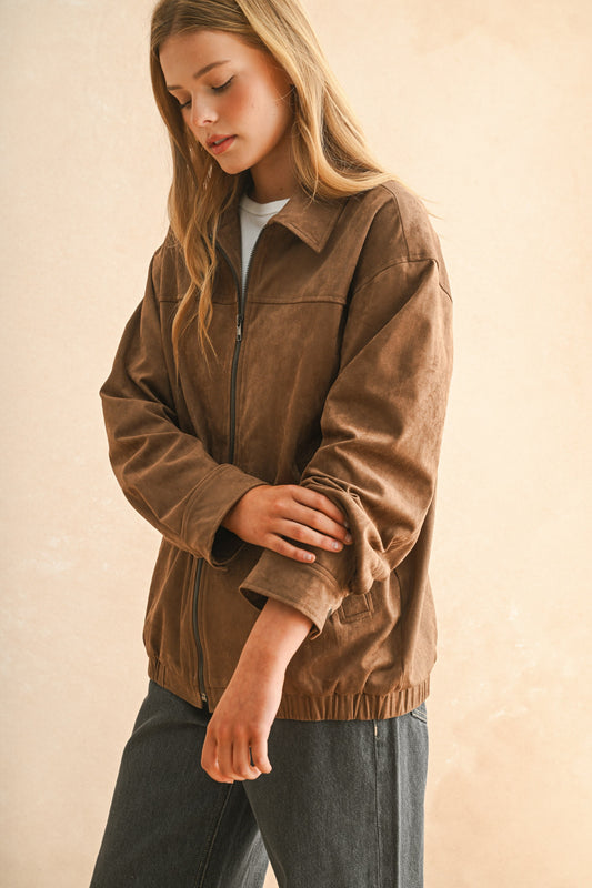 spiced suede jacket
