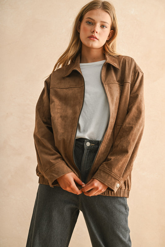 spiced suede jacket