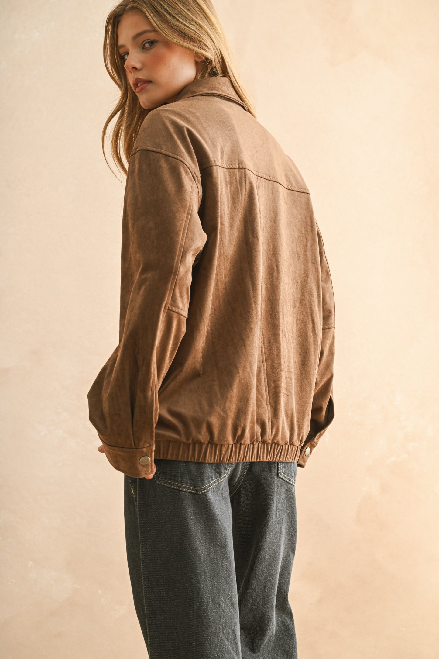 spiced suede jacket