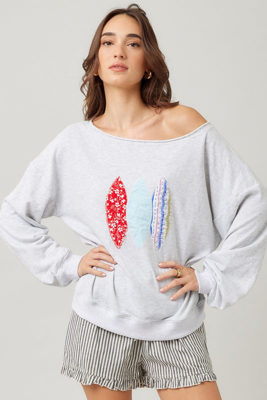 surfboard sweatshirt