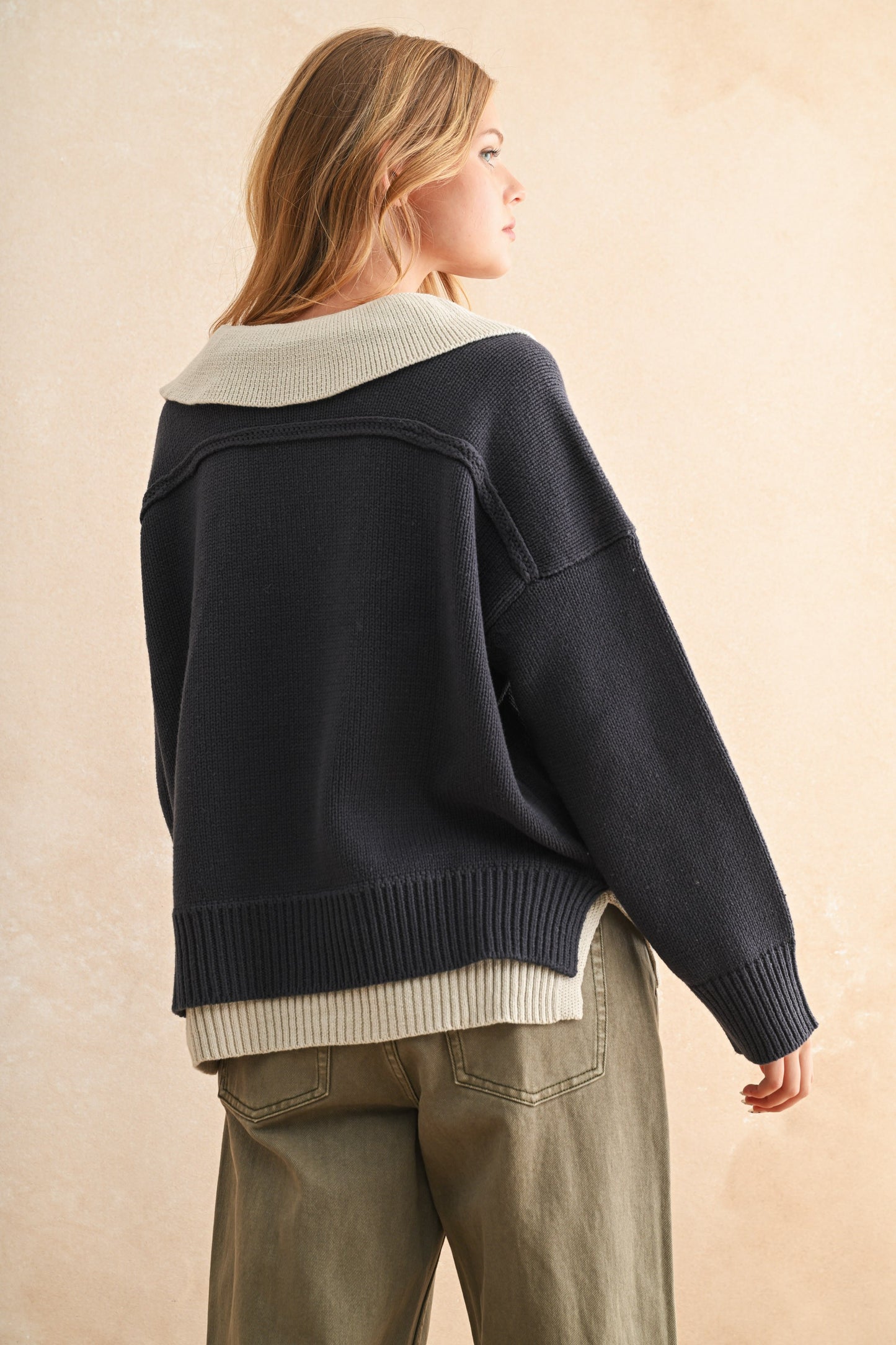 stormy skies sweater