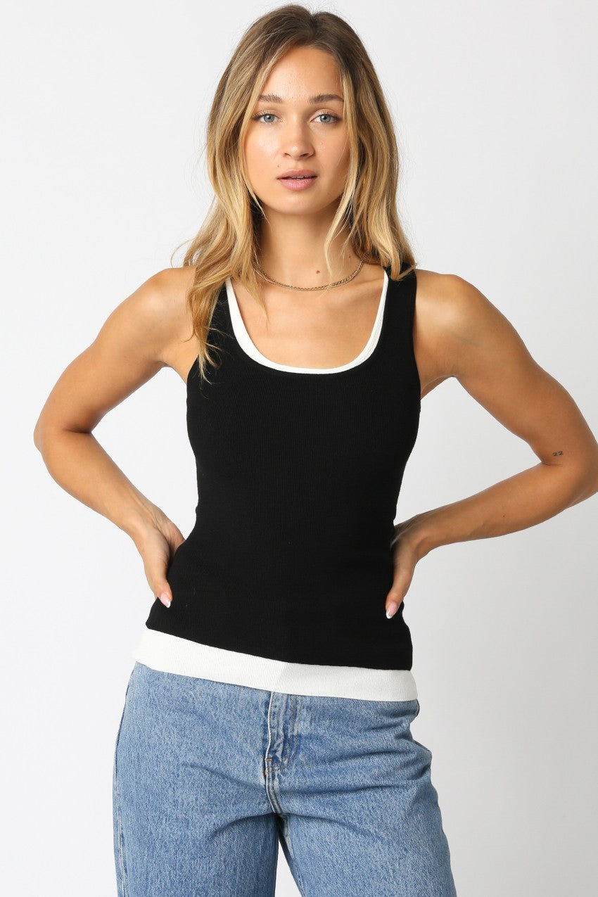 double layer tank top