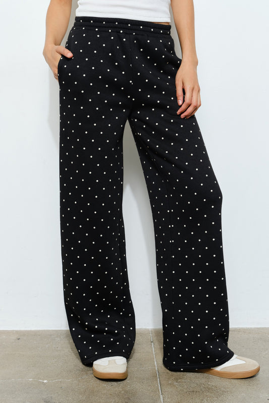 polka dot sweatpants