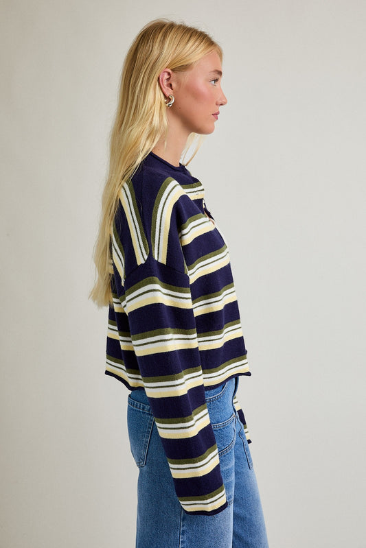 falling lines cardigan