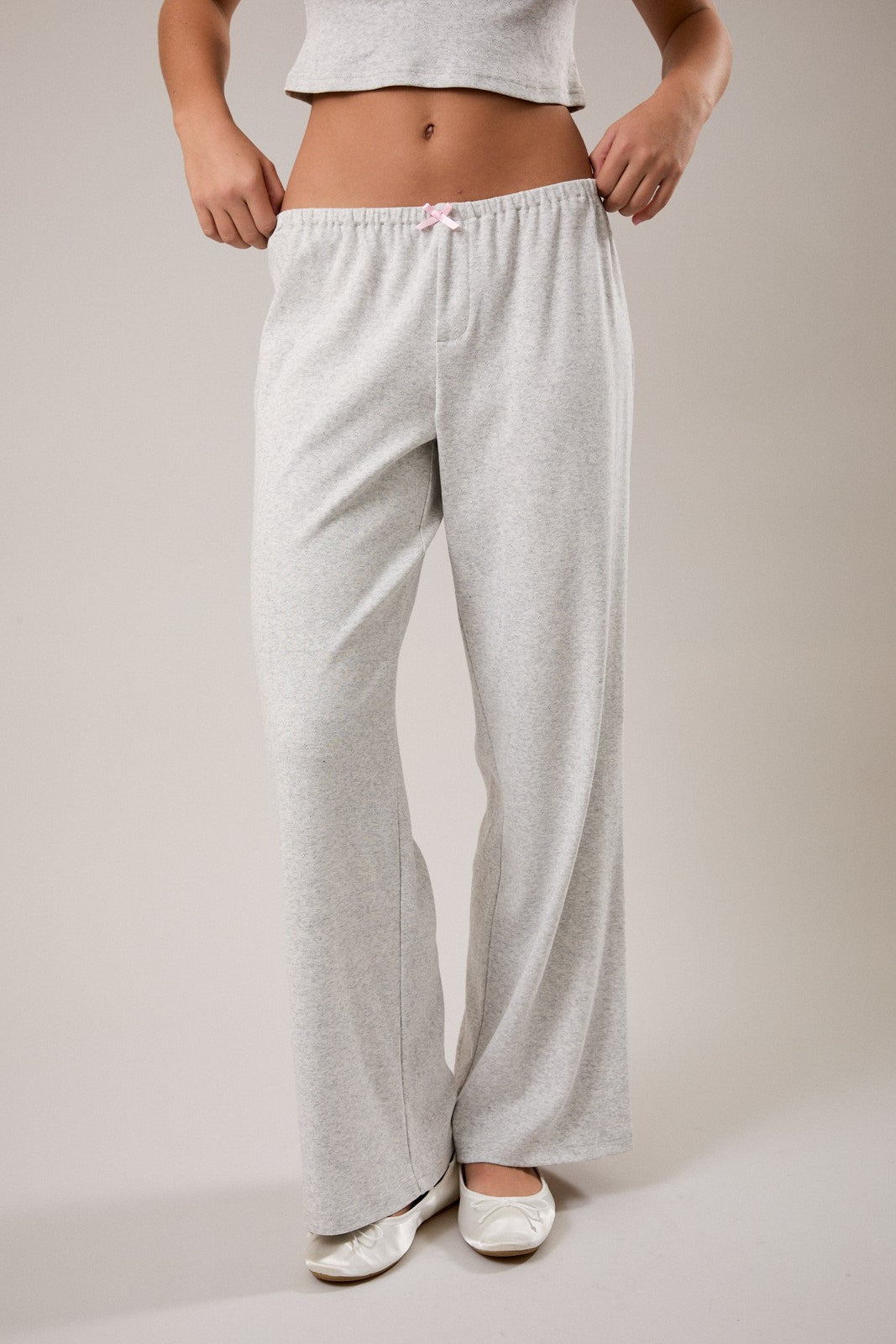 pointelle pajama set